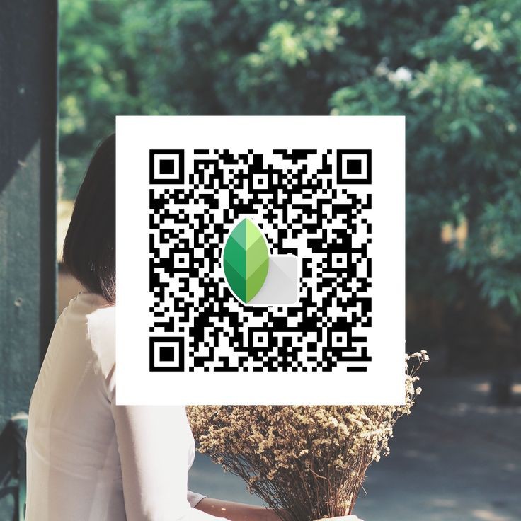 background snapseed qr code