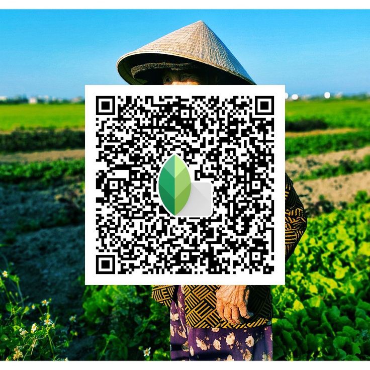 best editing snapseed qr code