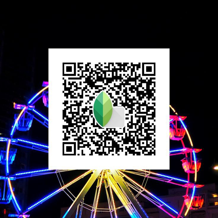 how to use qr code snapseed