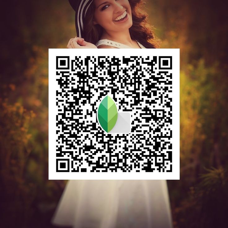new snapseed qr code editing