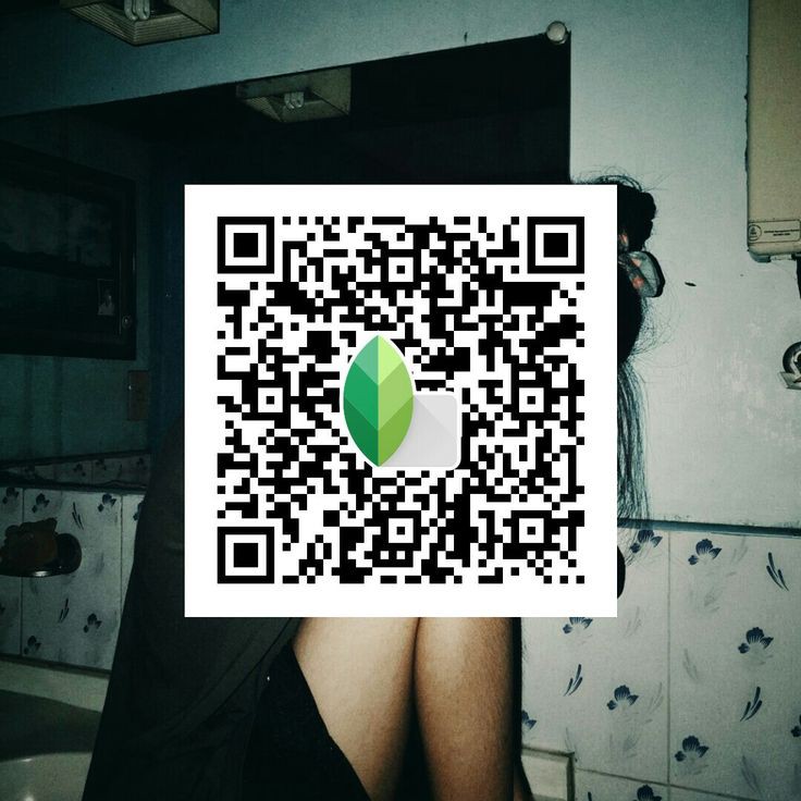 snapseed black qr code
