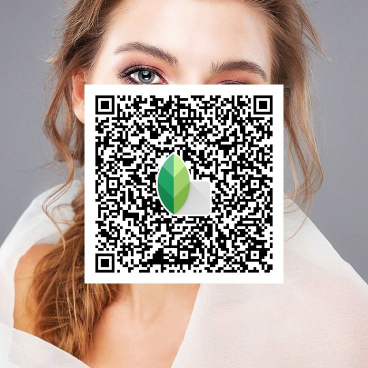snapseed qr code blur