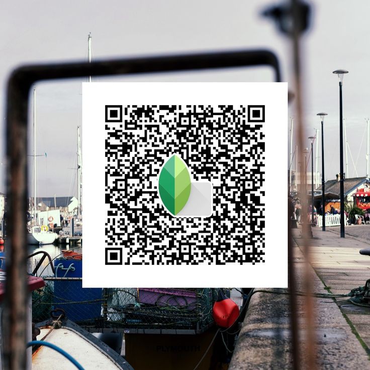 snapseed qr code editing