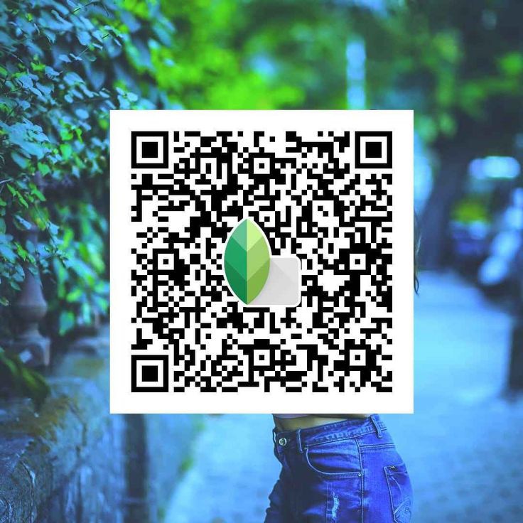 snapseed qr codes background change