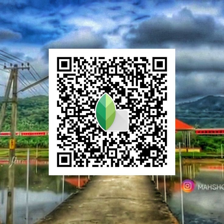 snapseed qr codes blur background bike